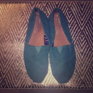 TOMS corduroy slip ons